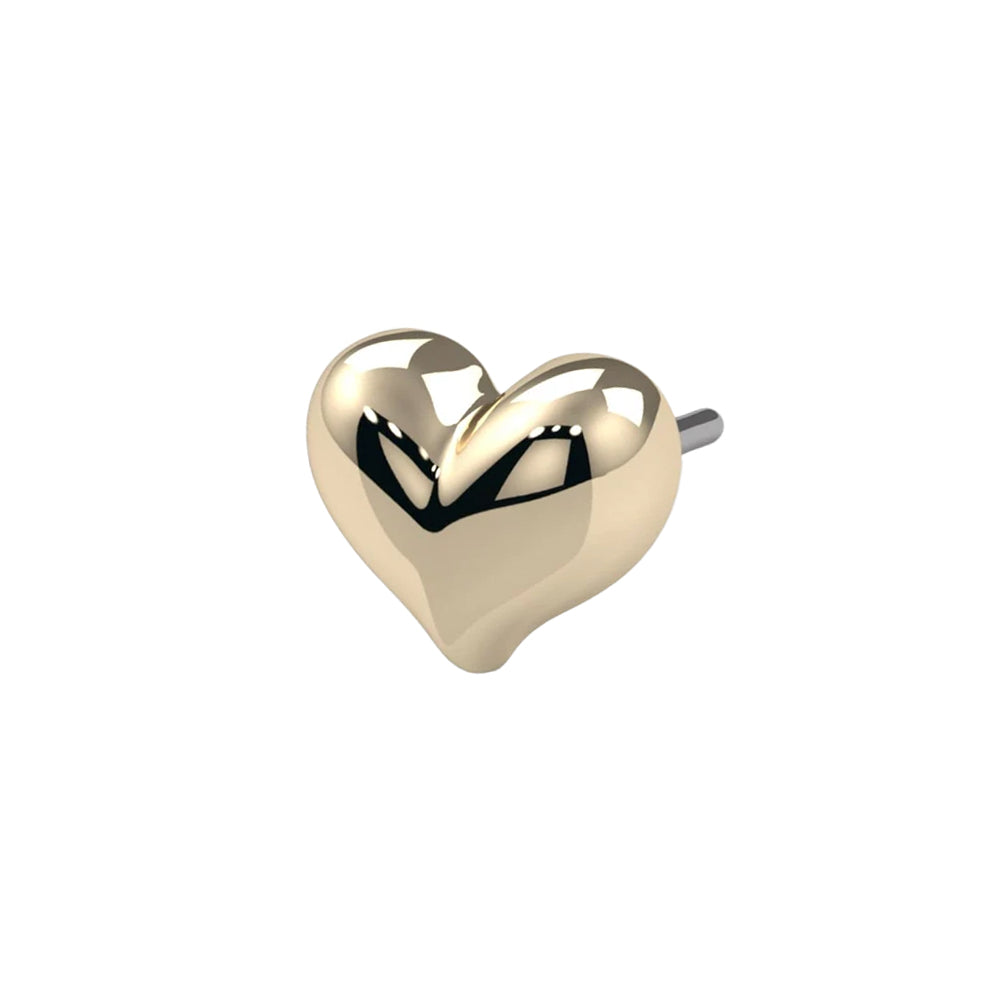 threadless: Puffy Heart End in Gold & Platinum