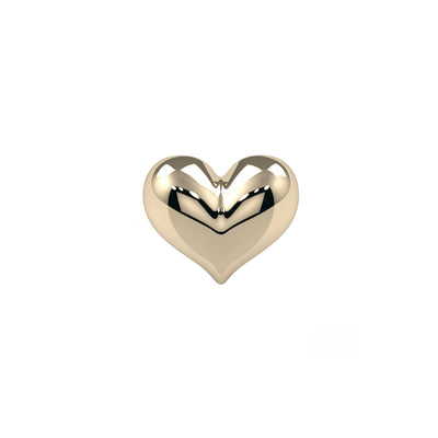 threadless: Puffy Heart End in Gold & Platinum