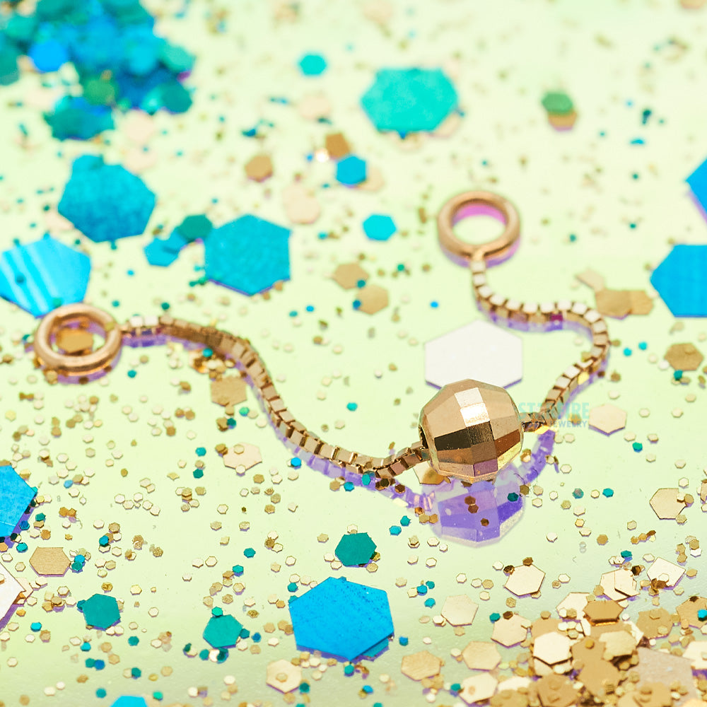 "Elixir" Chain Attachment in Gold