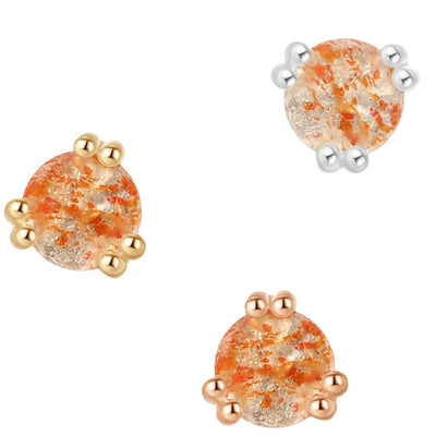 threadless: "Origin" End in Gold with Sunstone