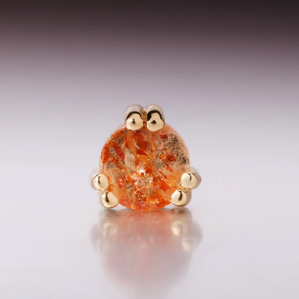 threadless: "Origin" End in Gold with Sunstone