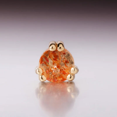 threadless: "Origin" End in Gold with Sunstone