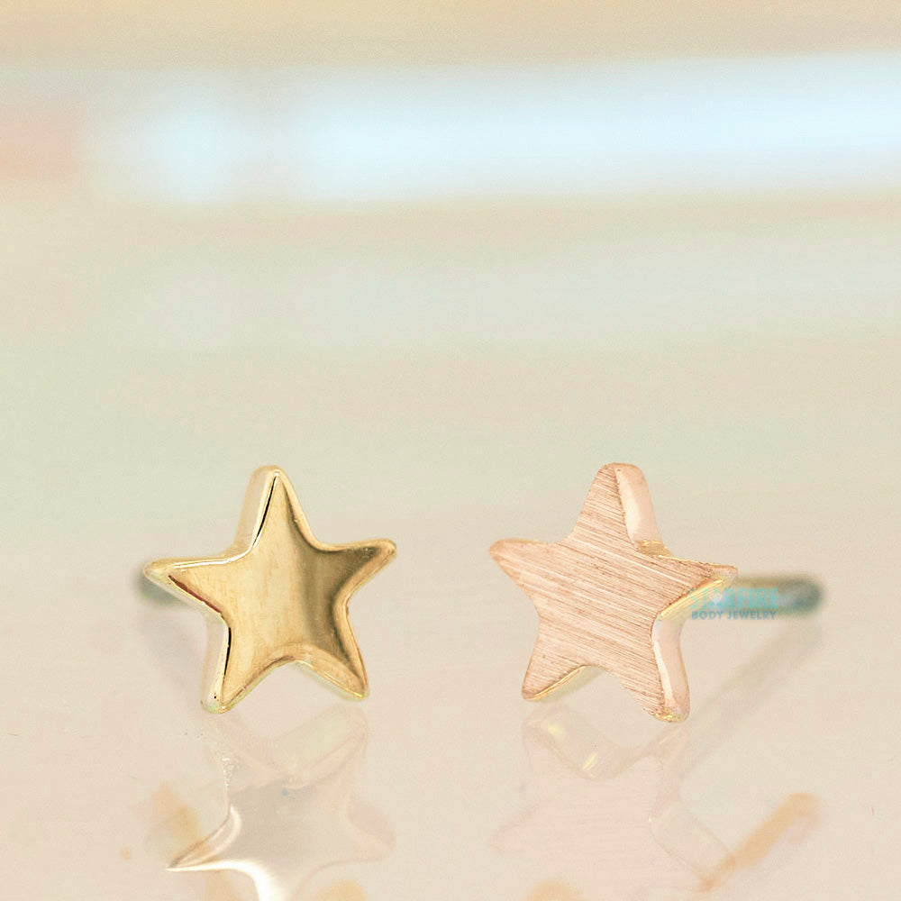 threadless: Five Point Star End in Gold