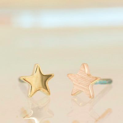 threadless: Five Point Star End in Gold