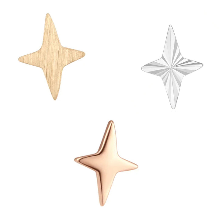 threadless: Four Point Star End in Gold