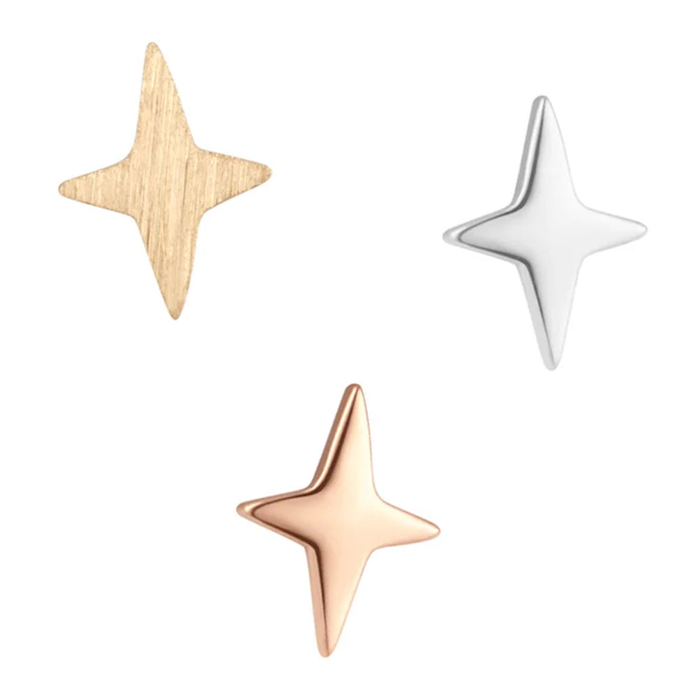 threadless: Four Point Star End in Gold