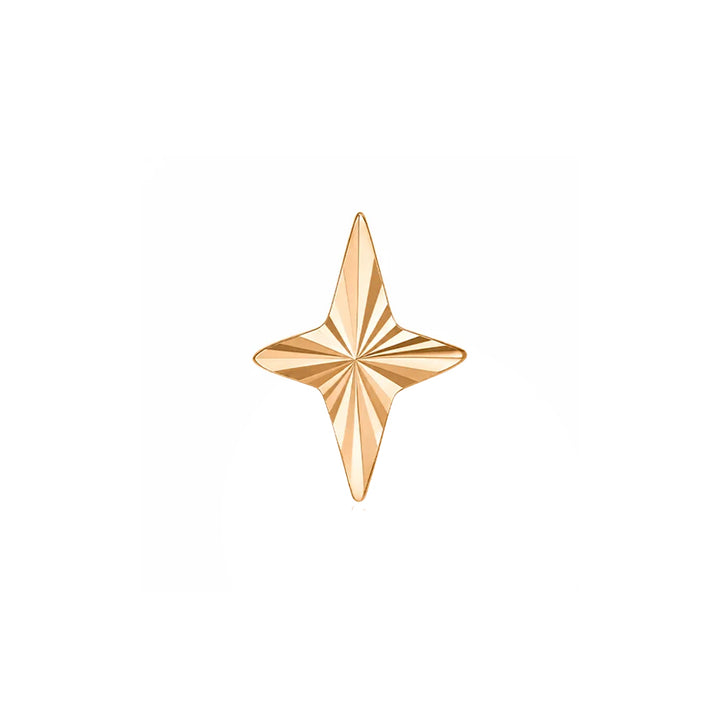 threadless: Four Point Star End in Gold