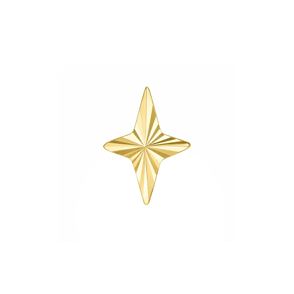threadless: Four Point Star End in Gold