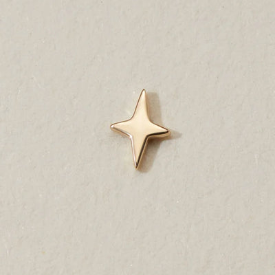 threadless: Four Point Star End in Gold