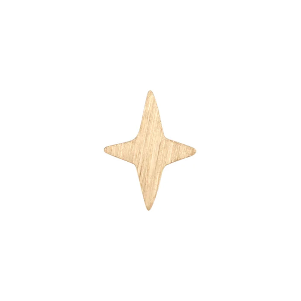 threadless: Four Point Star End in Gold