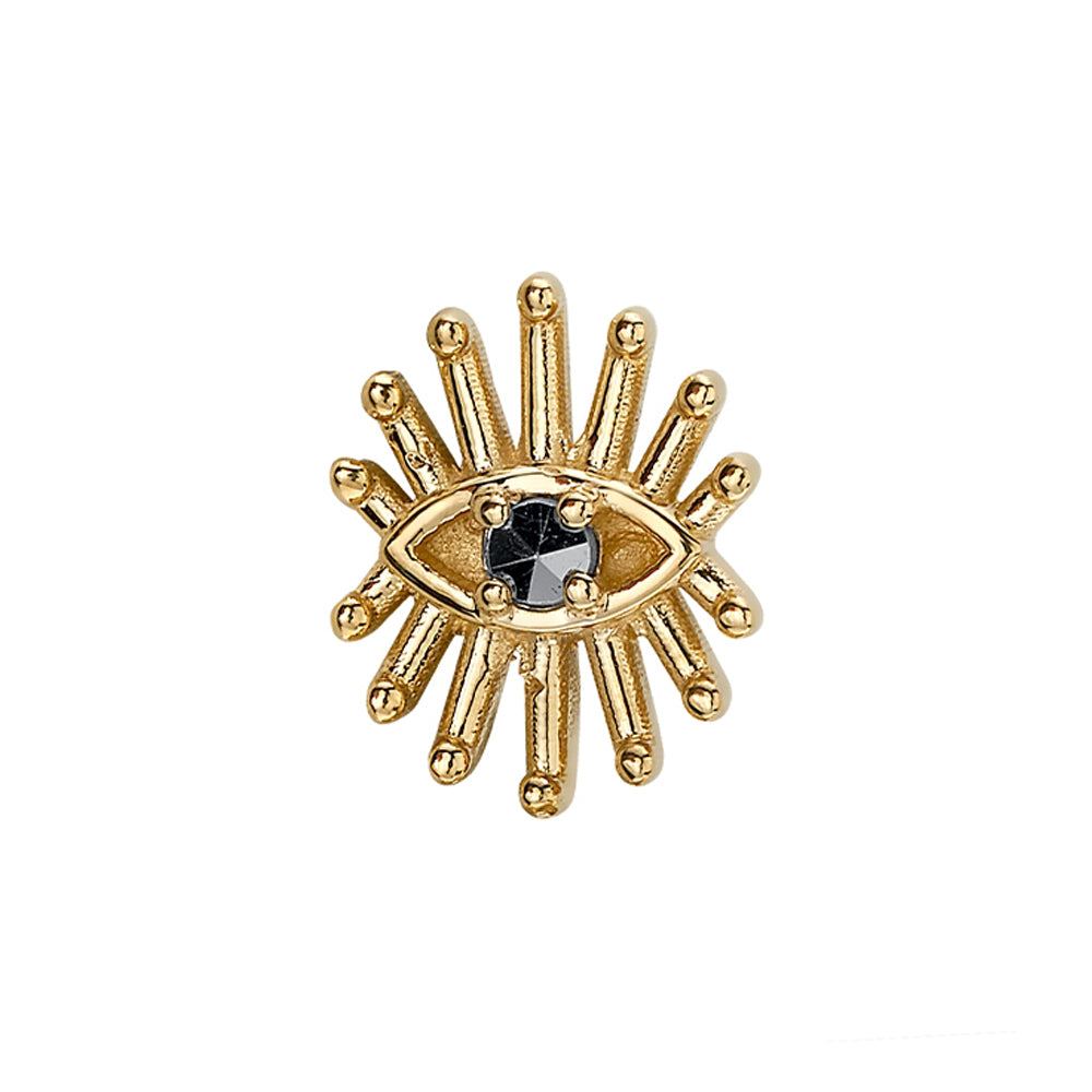 threadless: "Trixy" Pin in Gold with Marcasite