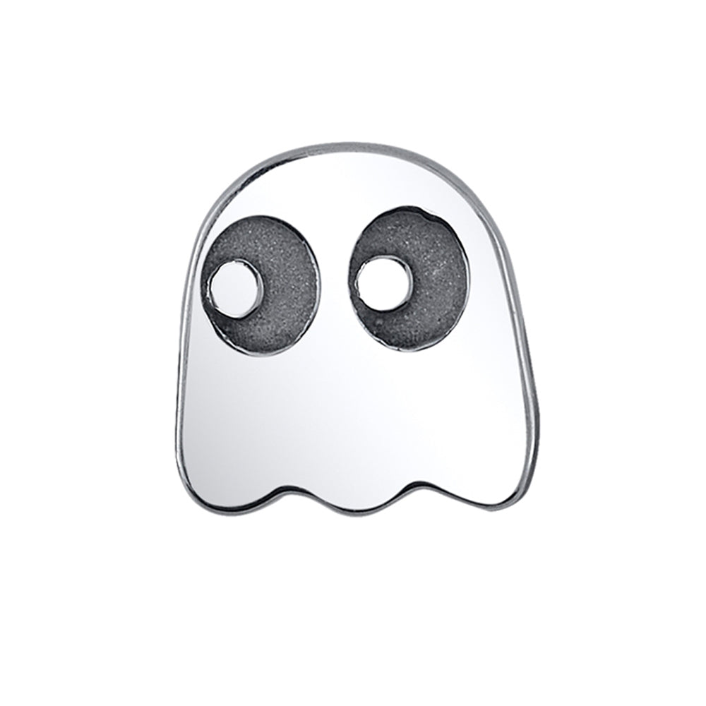 threadless: "Happy Ghost" Pin in Gold