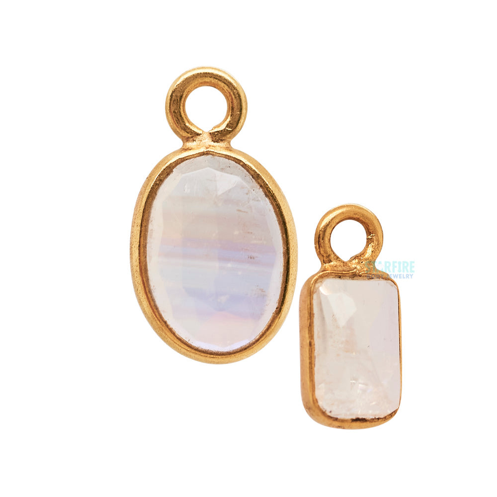 Moonstone Charm in Gold