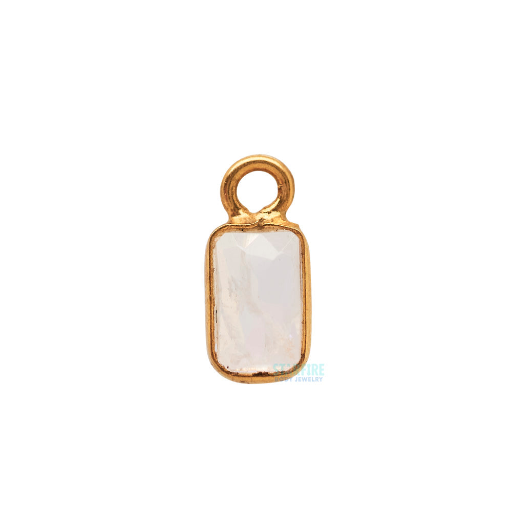 Moonstone Charm in Gold