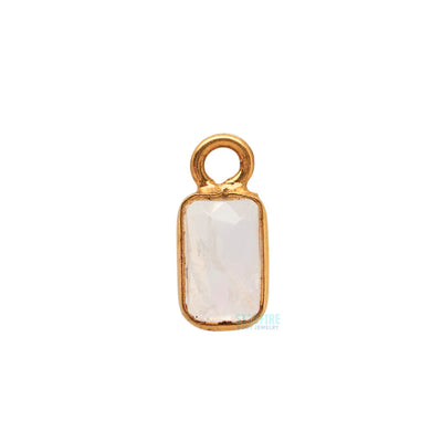 Moonstone Charm in Gold