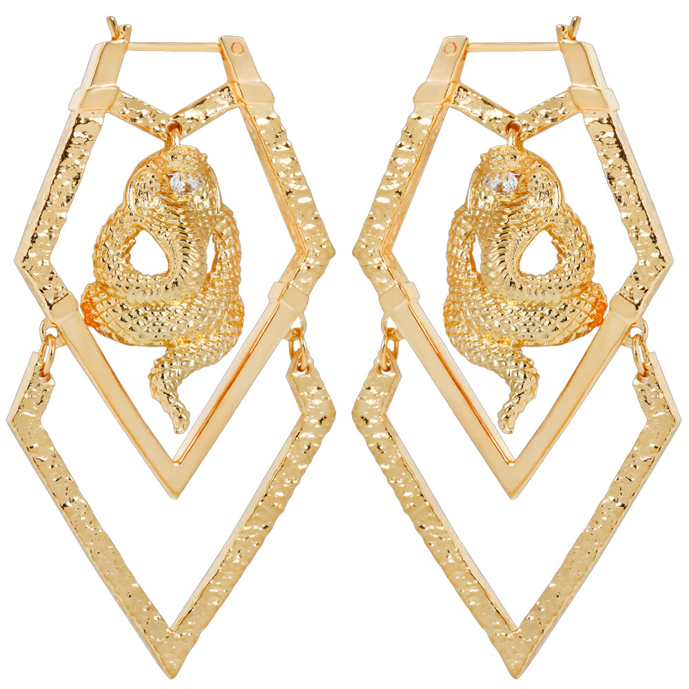 "Abracadabra" Earrings with CZ's