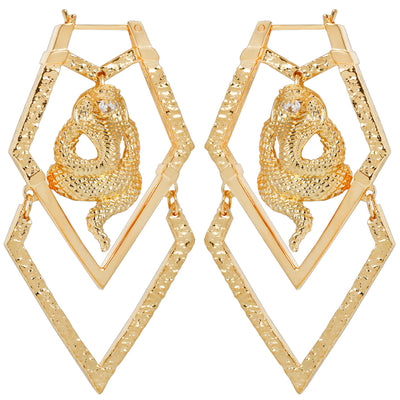 "Abracadabra" Earrings with CZ's