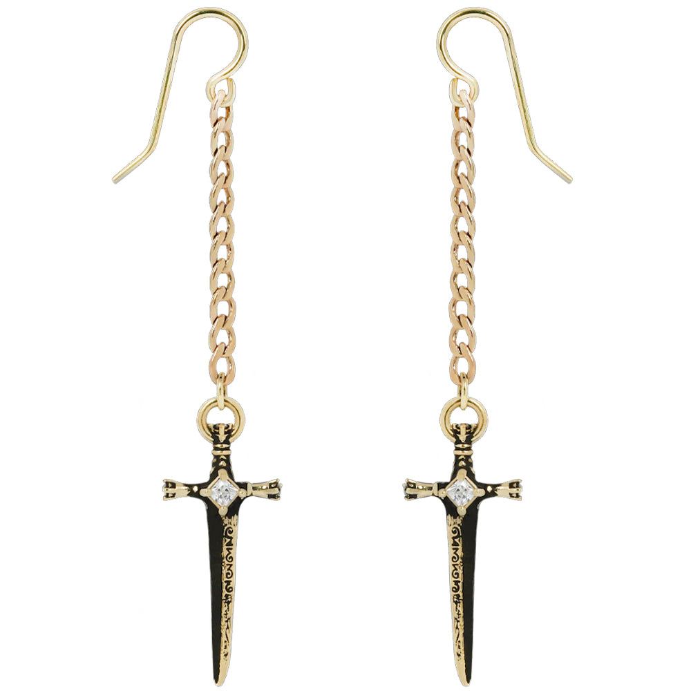 "Soothsayer" Earrings with CZ's