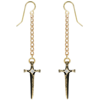 "Soothsayer" Earrings with CZ's