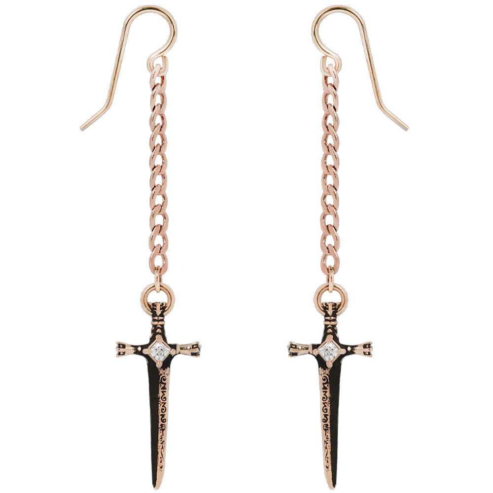 "Soothsayer" Earrings with CZ's