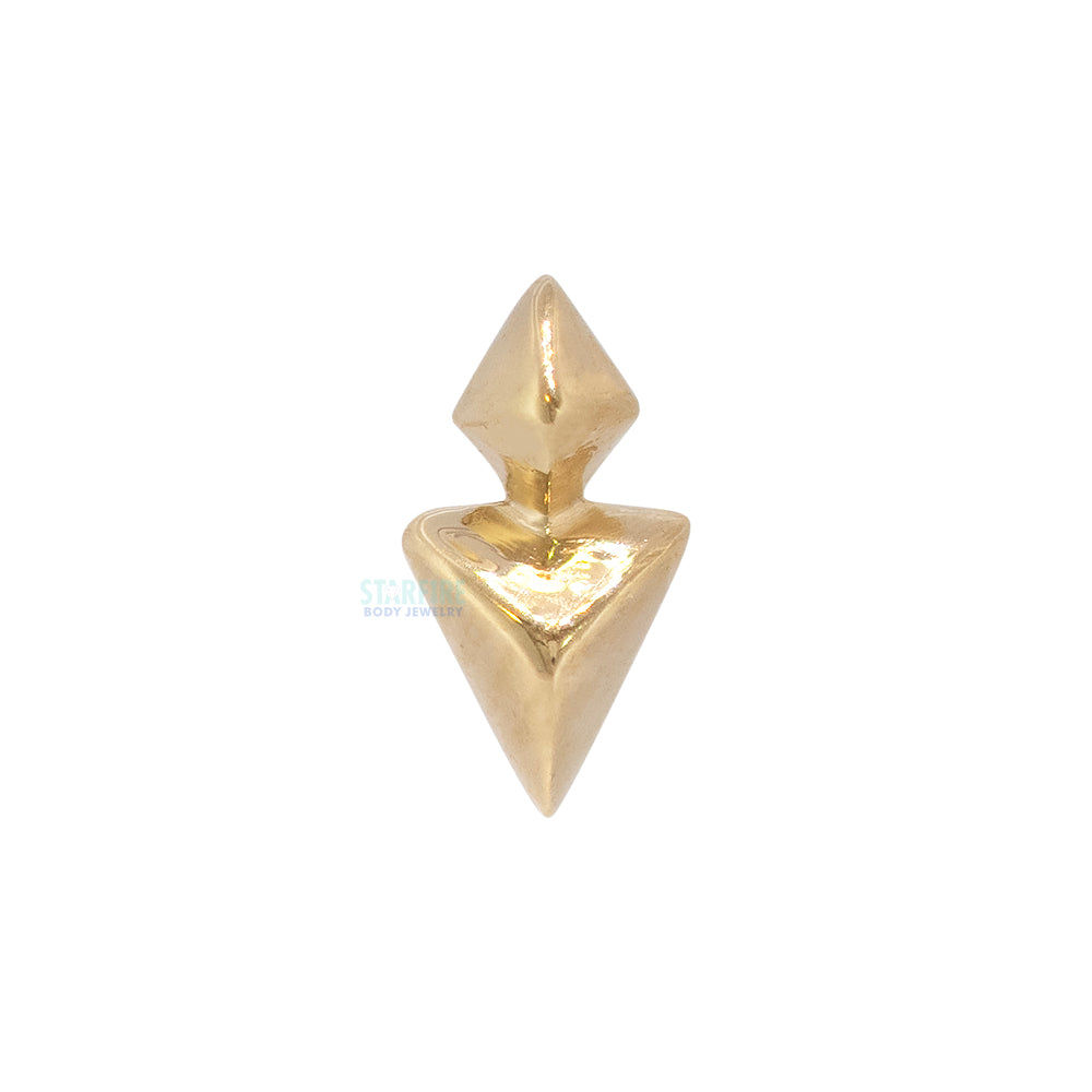 "Sparta" Threaded End in Gold & Platinum