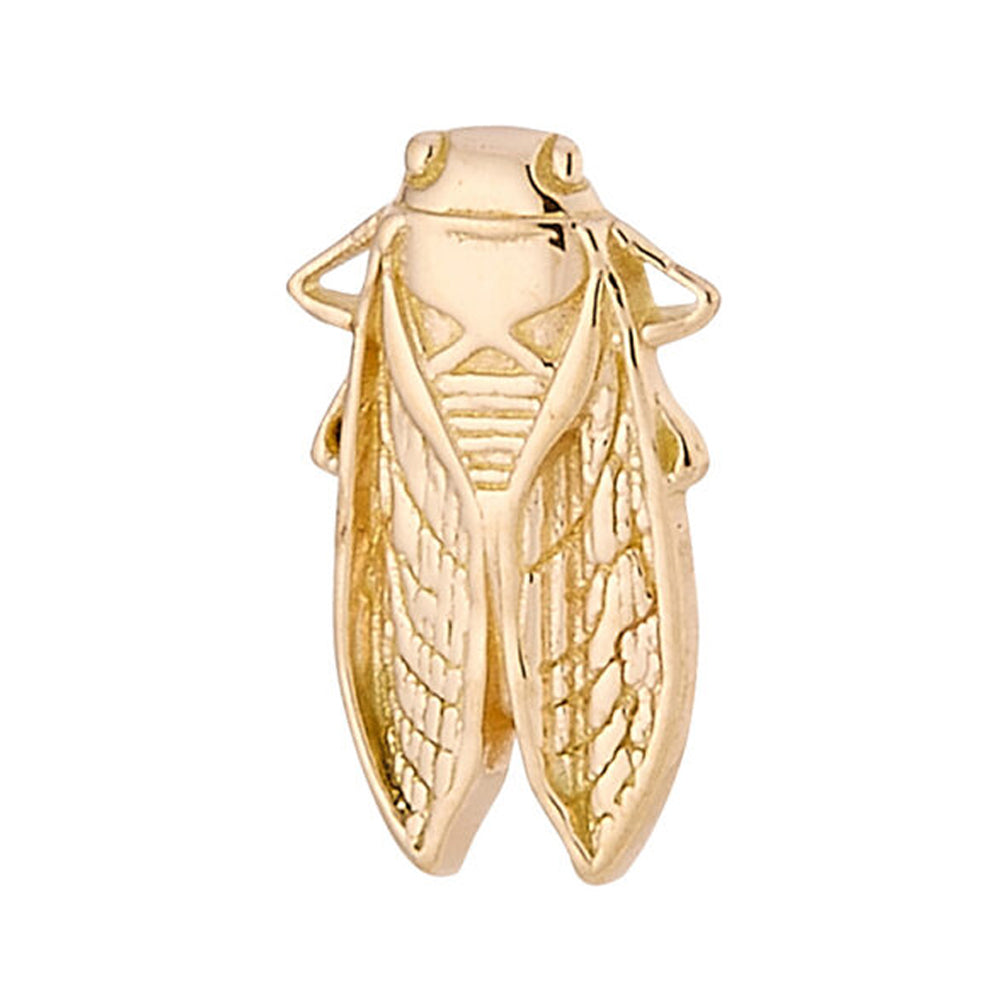 Cicada Threaded End in Gold