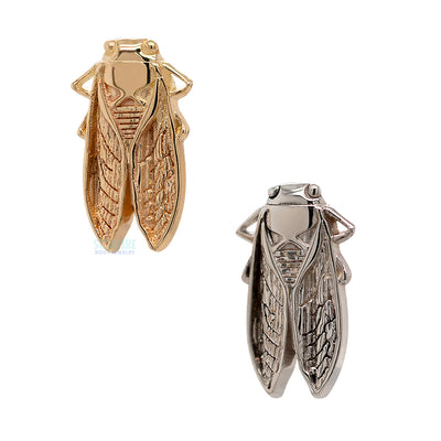 Cicada Threaded End in Gold