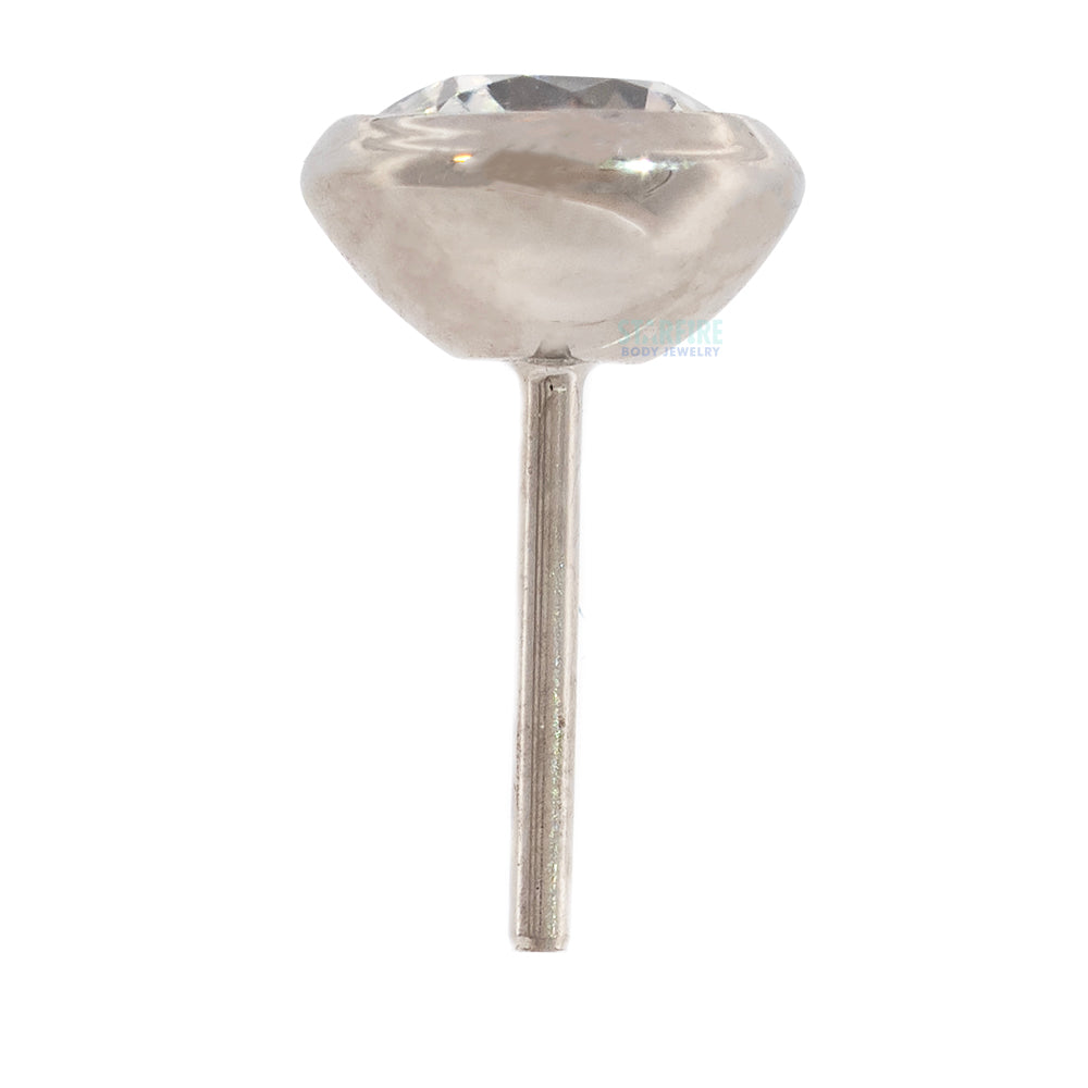 threadless: Extreme Low Profile Faceted Gem Ball End