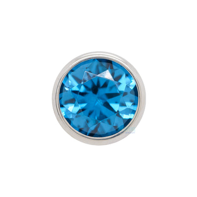 threadless: Extreme Low Profile Faceted Gem Ball End