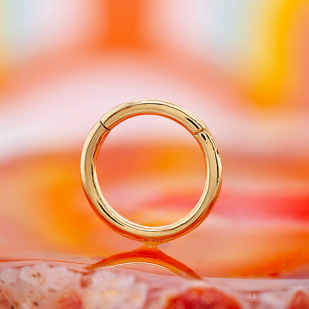 Hinge Ring / Clicker in Gold