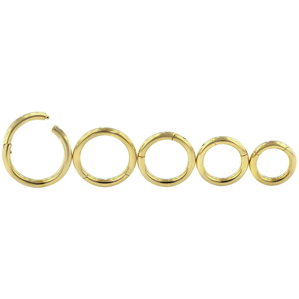 Hinge Ring / Clicker in Gold