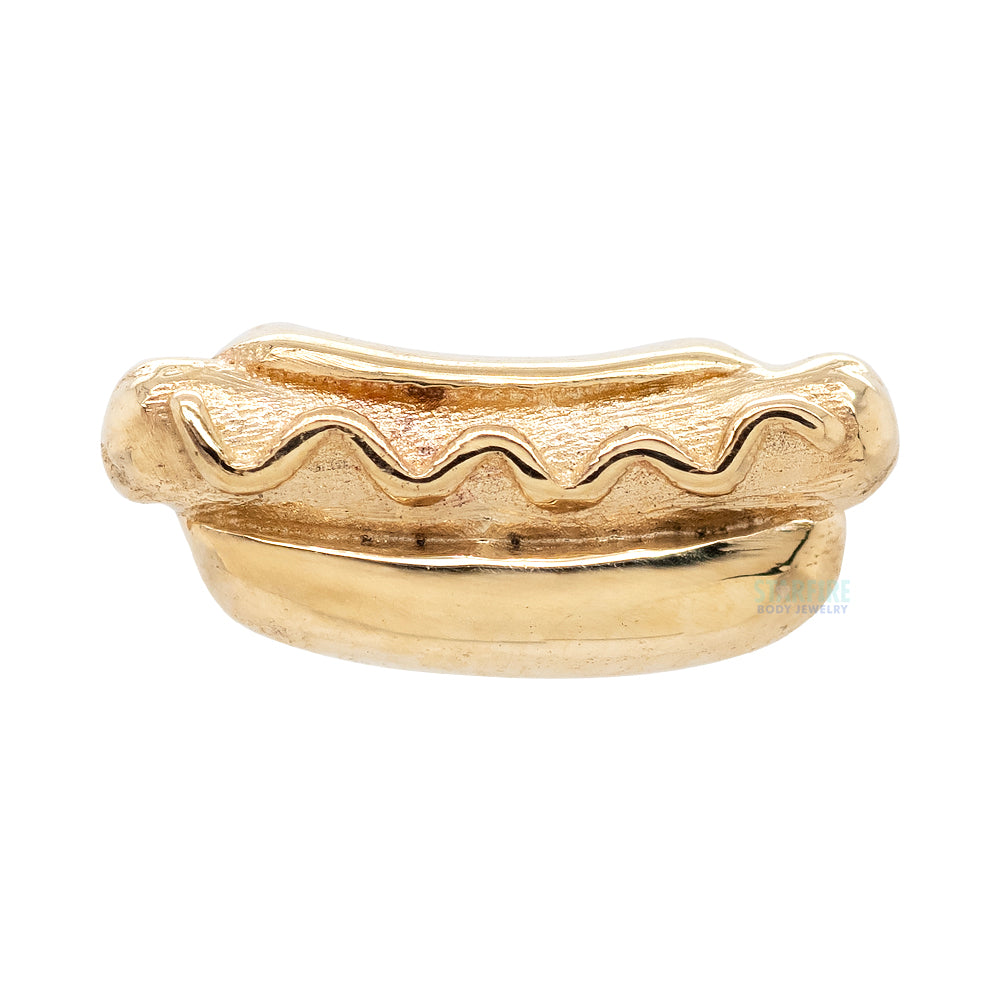 threadless: Hot Dog End in Gold