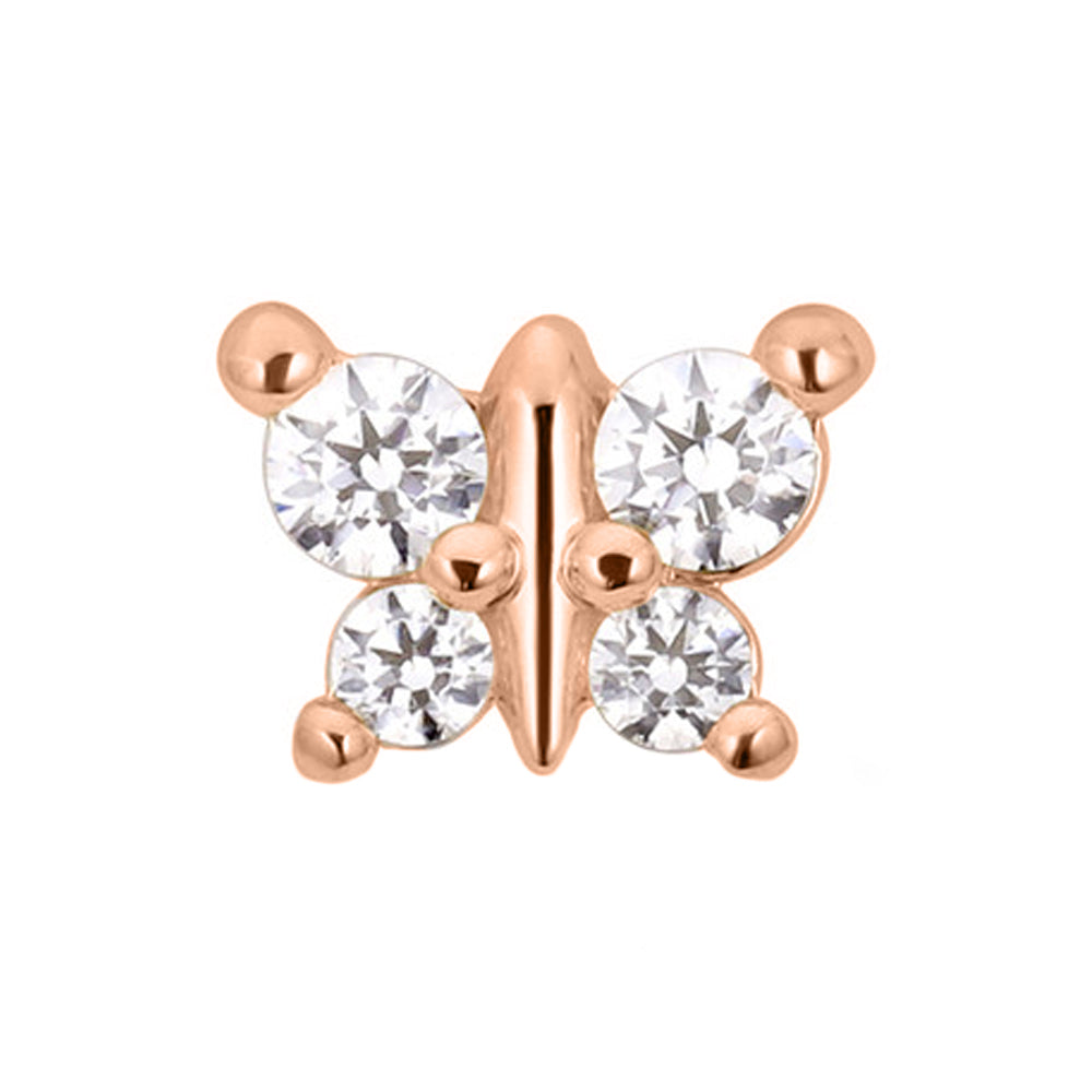 threadless: "Anima" with Faceted Gems End in Gold