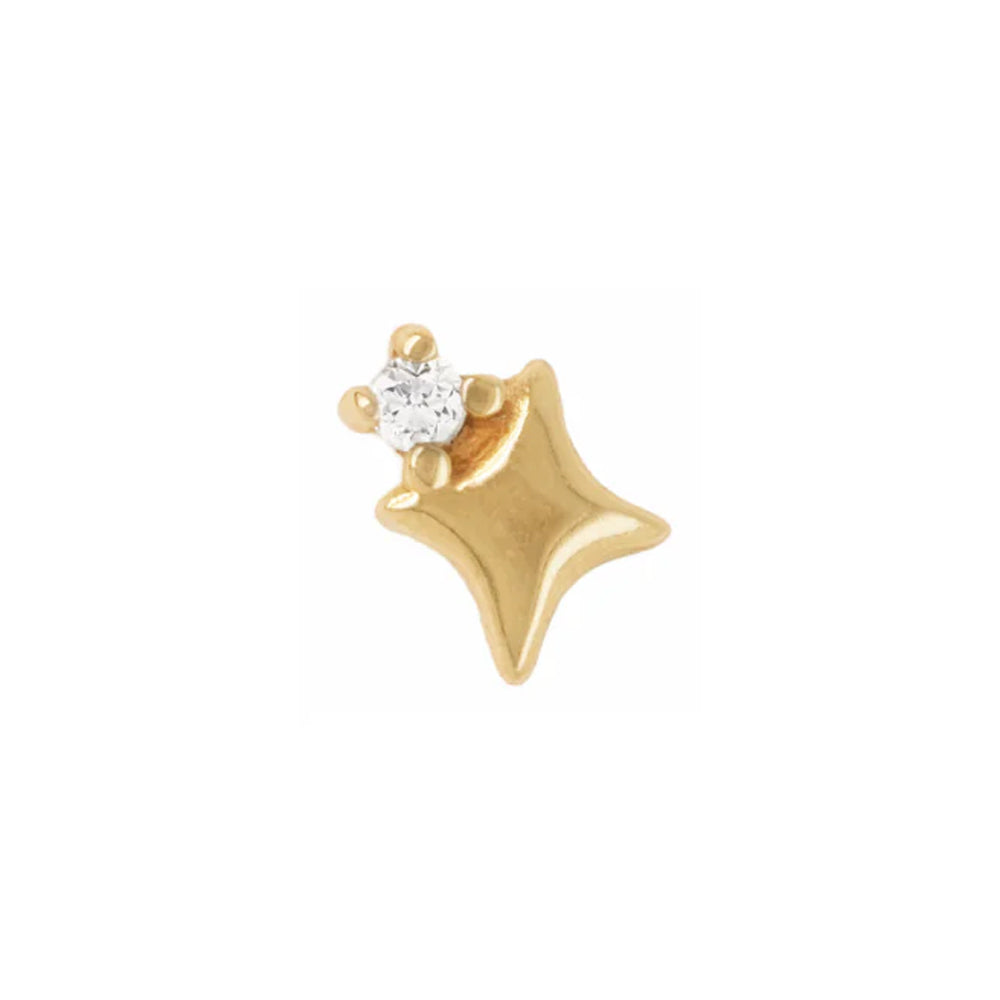 threadless: "Star Stuff" End in Gold with Diamond