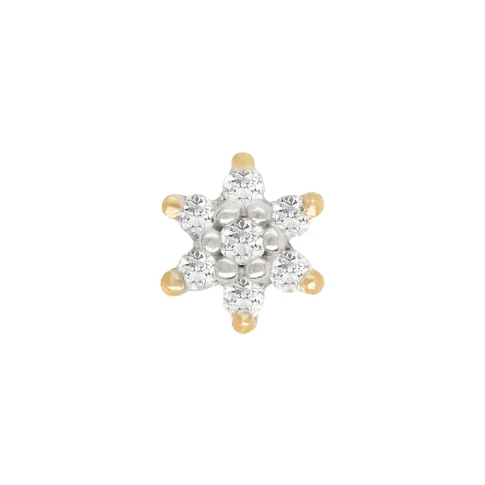 threadless: "Bloom" End in Gold with Diamonds