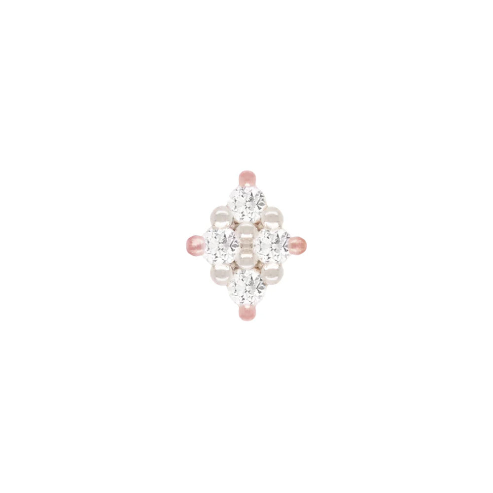 threadless: "Belle" End in Gold with Diamonds