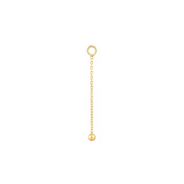 "Cute Bead" Chain Charm in Gold