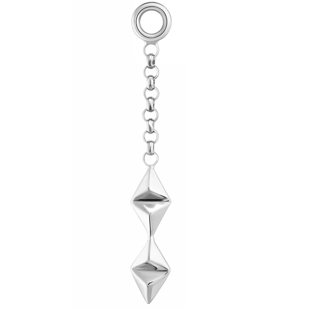 "Now" Chain Charm in Gold