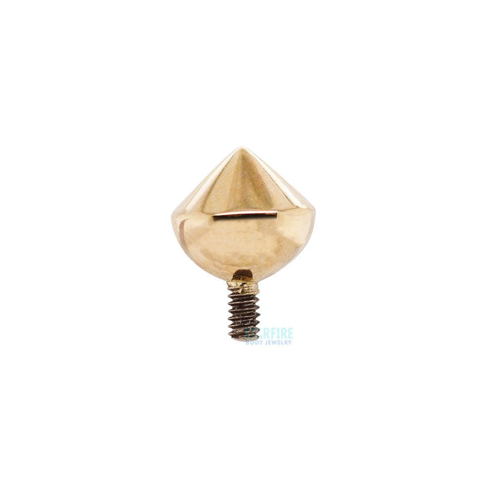 Ball Spike Threaded End in Gold & Platinum
