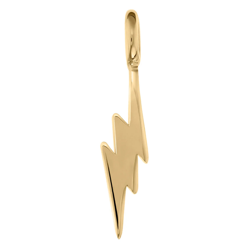 Thunderbolt Charm in Gold