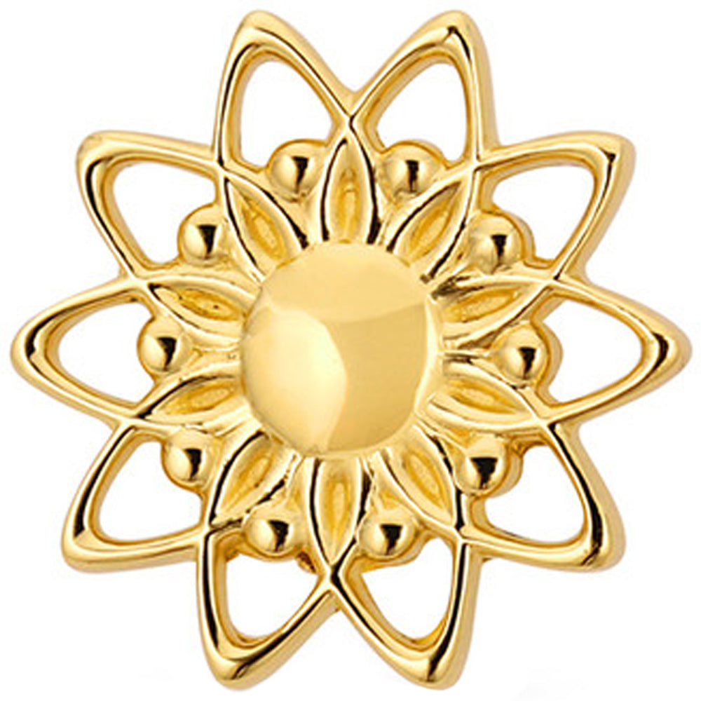 threadless: "Dahlia" End in Gold