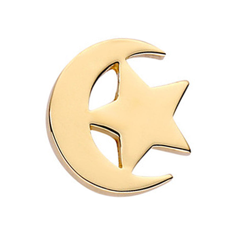 threadless: "StarNCrescent" End in Gold