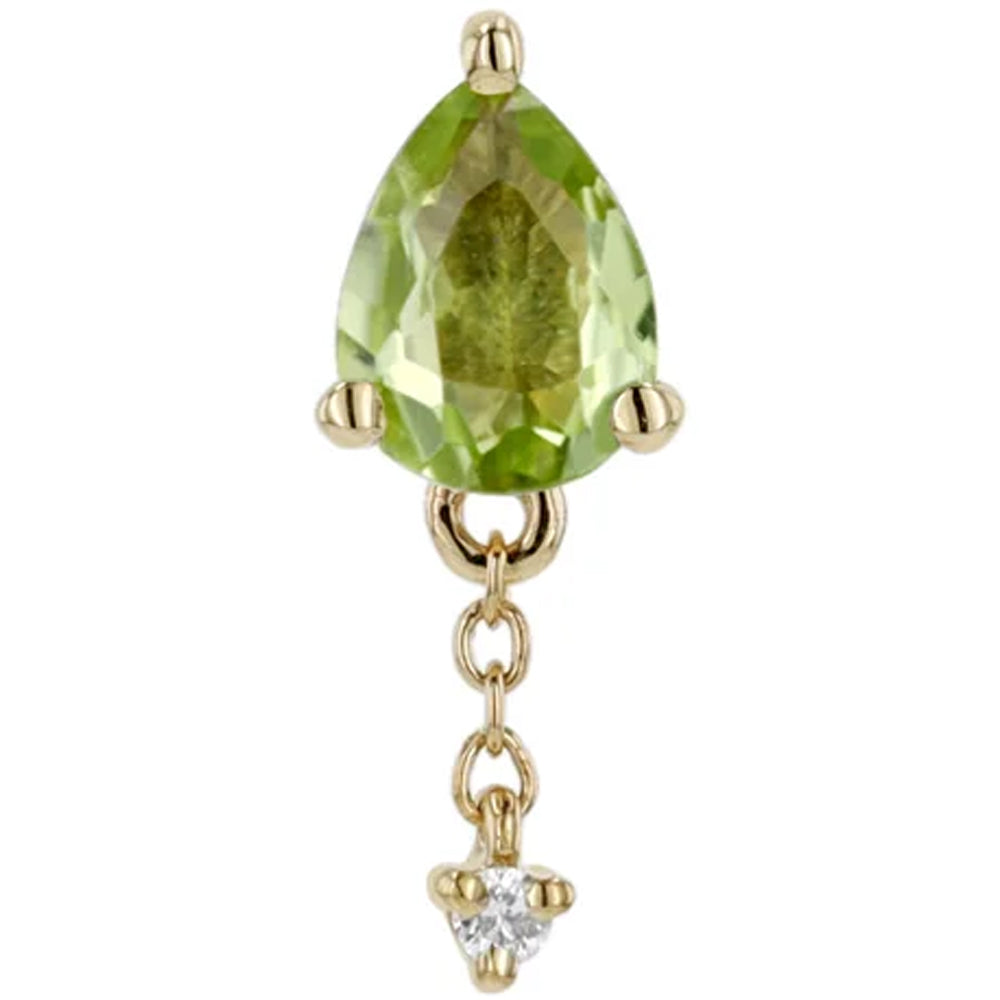 threadless: "Lilith" End with Chains in Gold with Gemstones