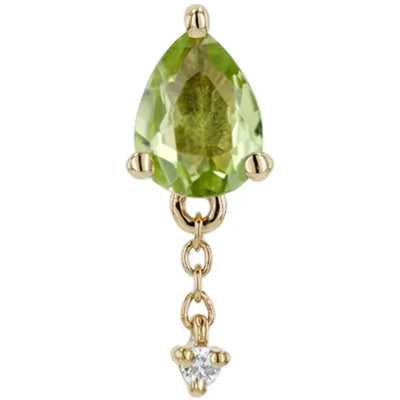 threadless: "Lilith" End with Chains in Gold with Gemstones