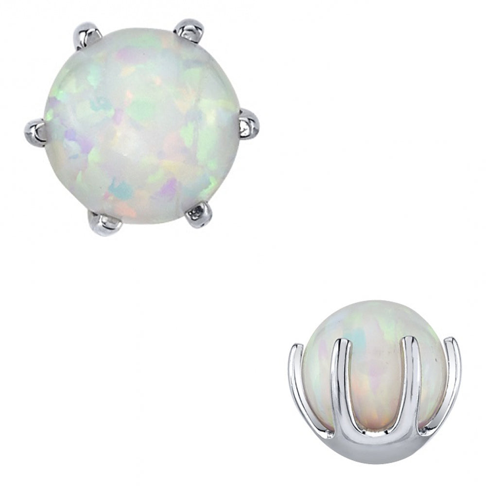 threadless: Opal Bead Prong Pin in Gold