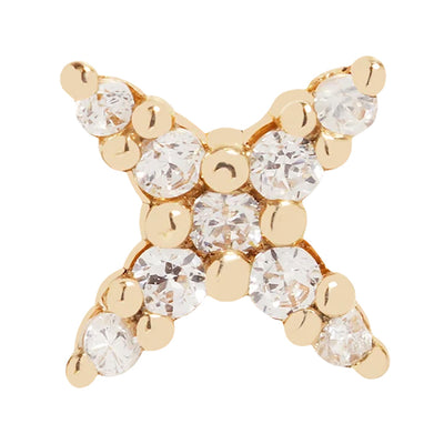 threadless: "Stellar" End in Gold with CZ