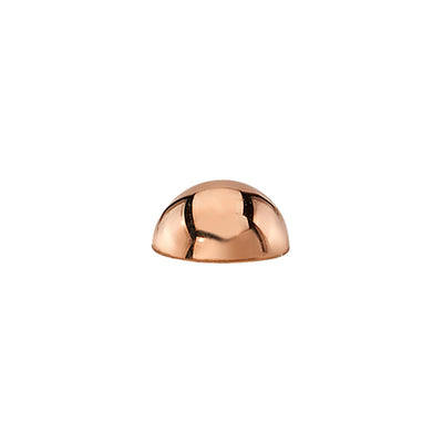 Dome Threaded End in Gold