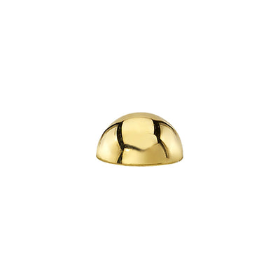 Dome Threaded End in Gold