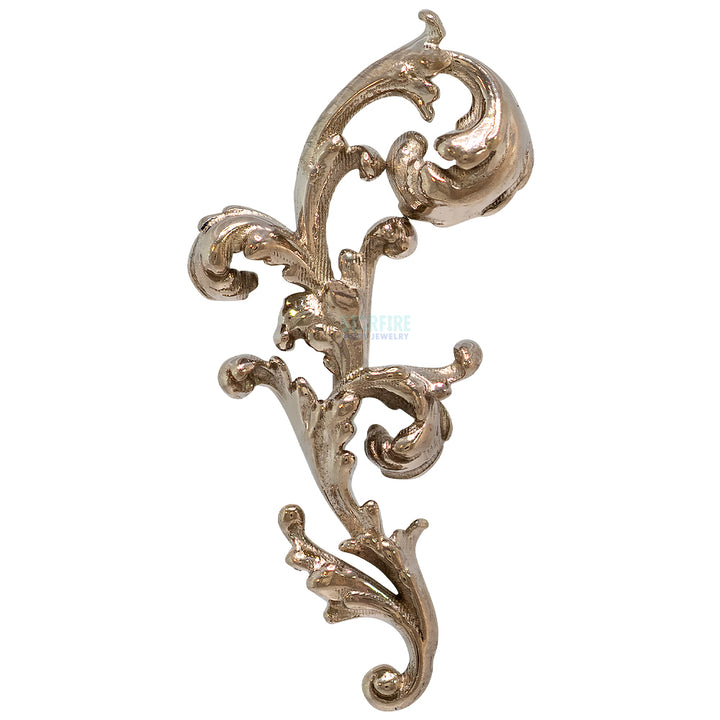 "J'adore" Threaded End in Gold