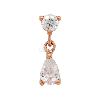 threadless: "Happy" End in Gold with CZ's